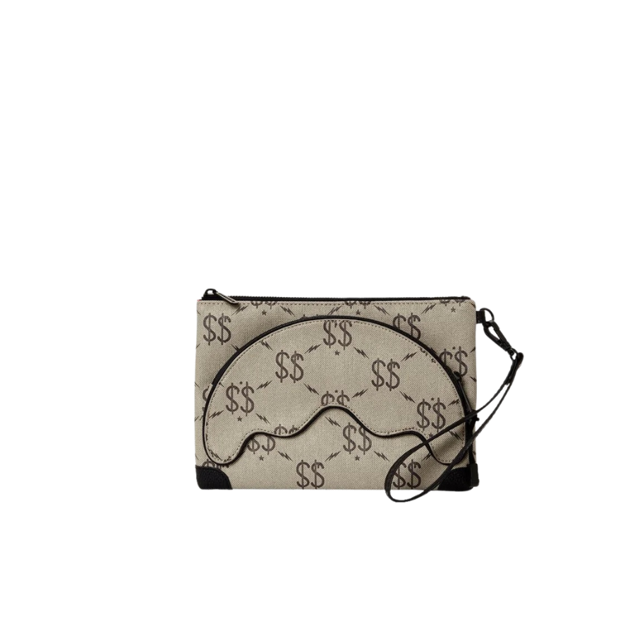 SPRAYGROUND DOUBLE MONEY CROSS-OVER CLUTCH