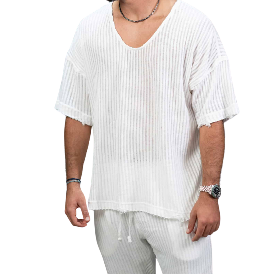 Mykonos Shirt oversized - White