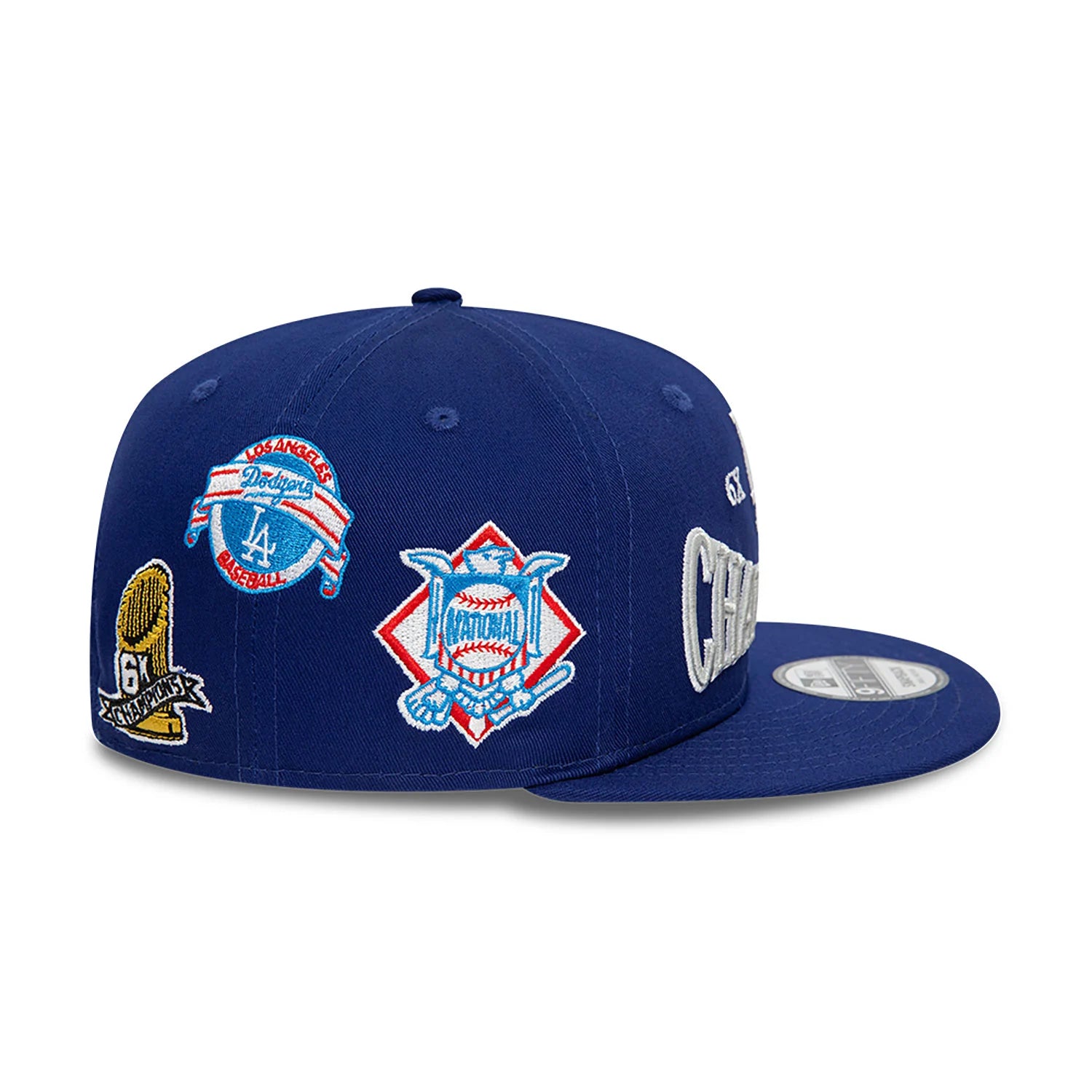 LA Dodgers Champions Patch Blue 9FIFTY Snapback Cap