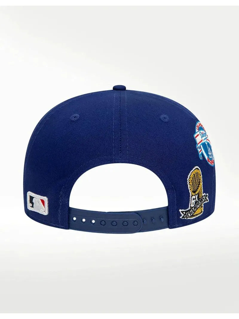 LA Dodgers Champions Patch Blue 9FIFTY Snapback Cap