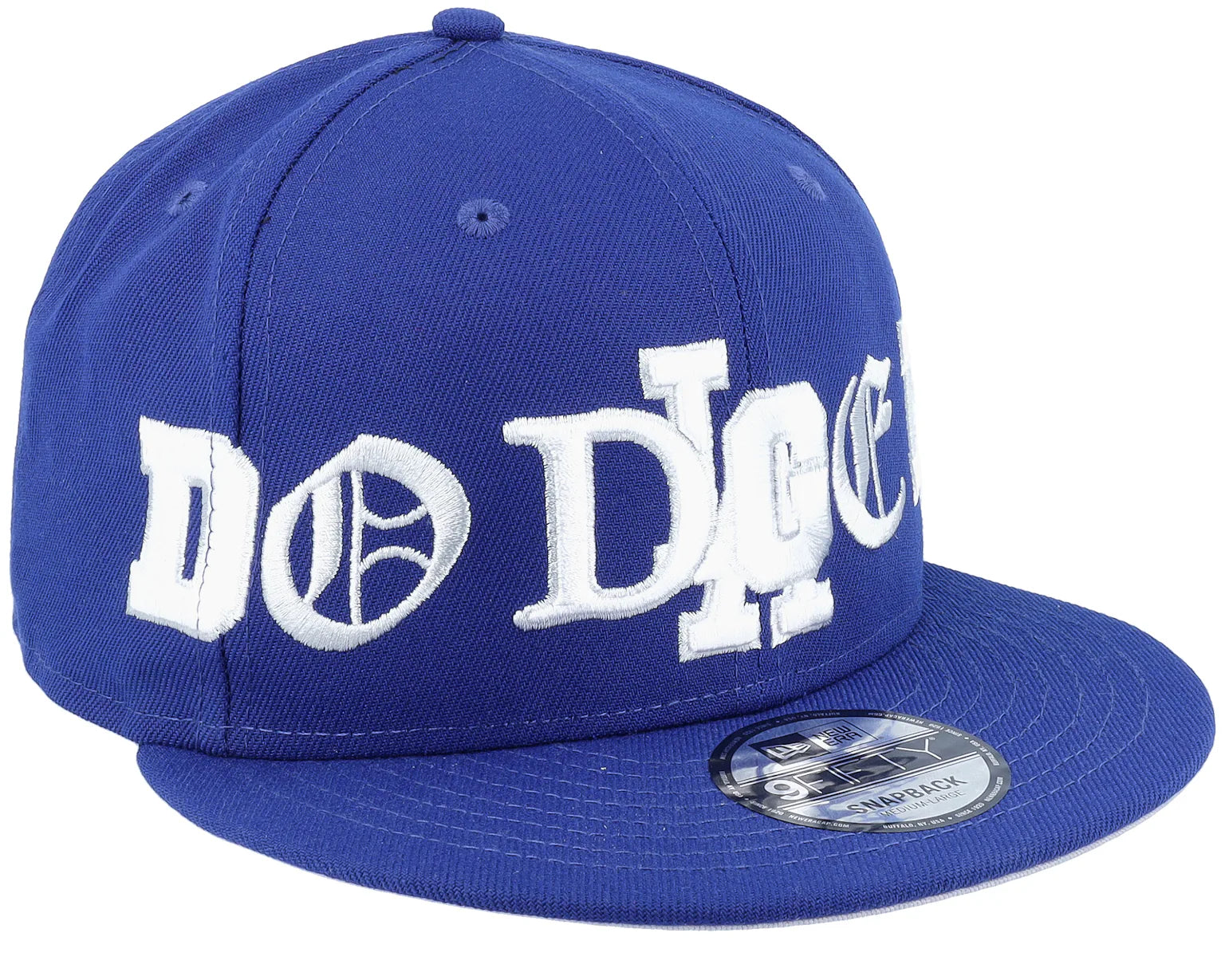 Los Angeles Dodgers Team Typography 9FIFTY Royal Snapback - New Era