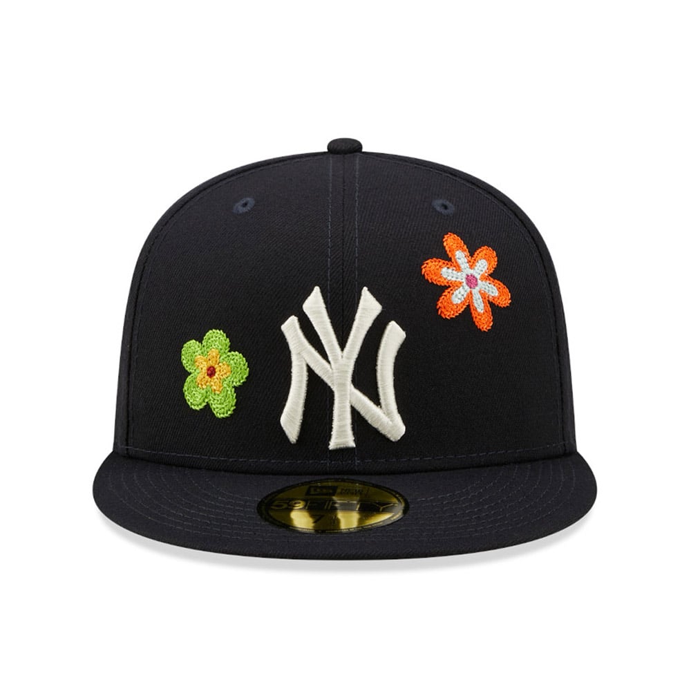 New York Yankees MLB Flower Patch Navy 59FIFTY Fitted Cap