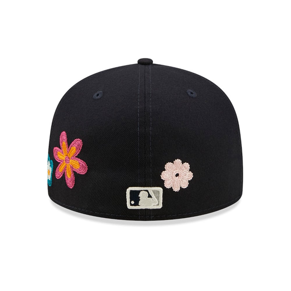 New York Yankees MLB Flower Patch Navy 59FIFTY Fitted Cap