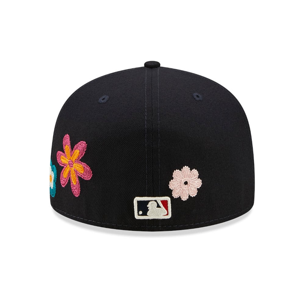 Boston Red Sox MLB Flower Navy 59FIFTY Fitted Cap - New era