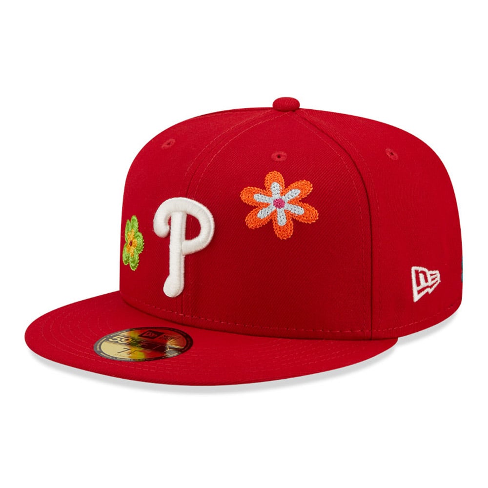 Philadelphia Phillies MLB Flower Red 59FIFTY Fitted Cap