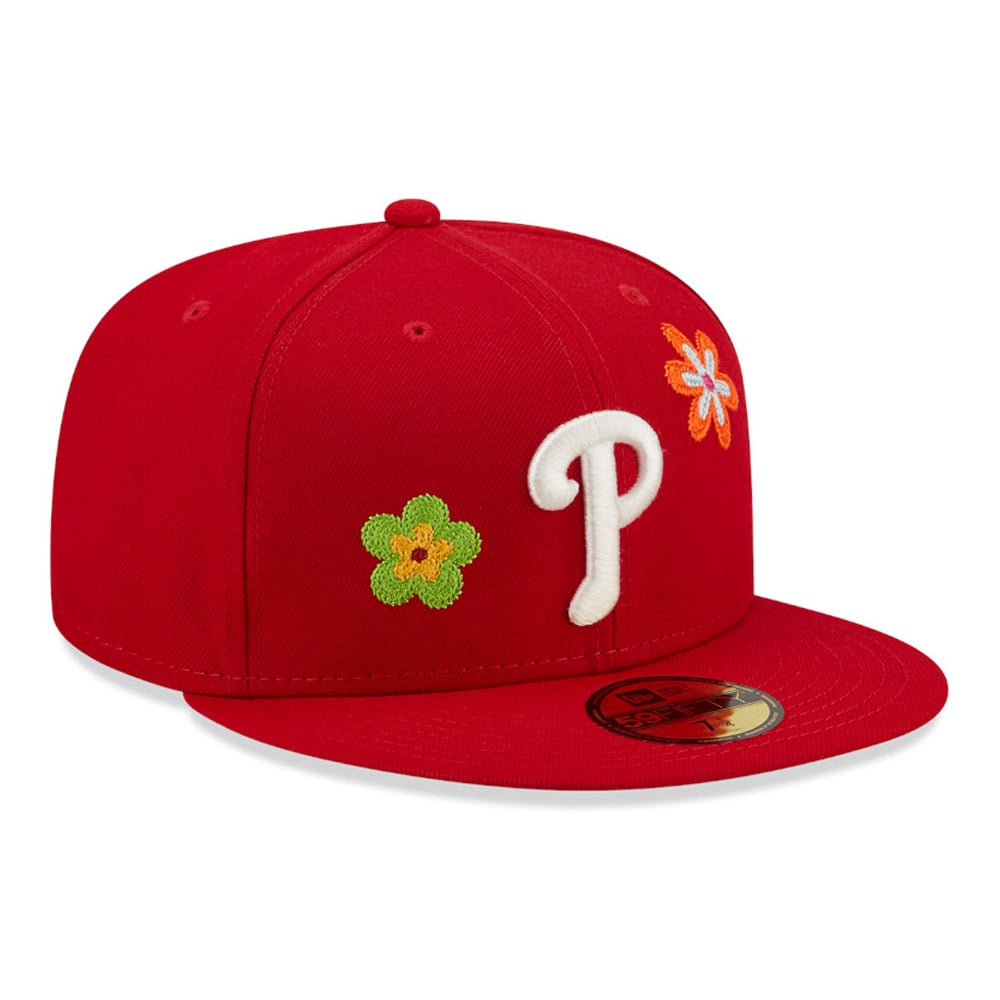 Philadelphia Phillies MLB Flower Red 59FIFTY Fitted Cap