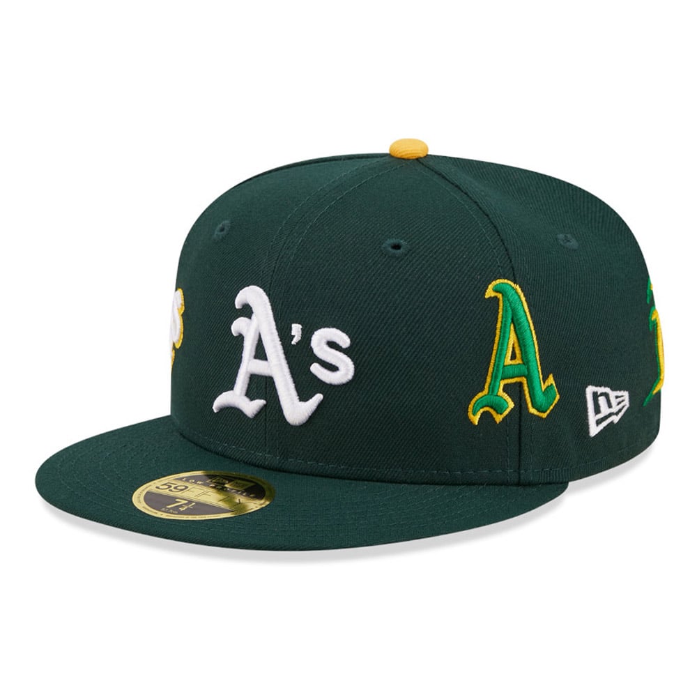 Oakland Athletics Logo Dark Green 59FIFTY Low Profile Fitted Cap