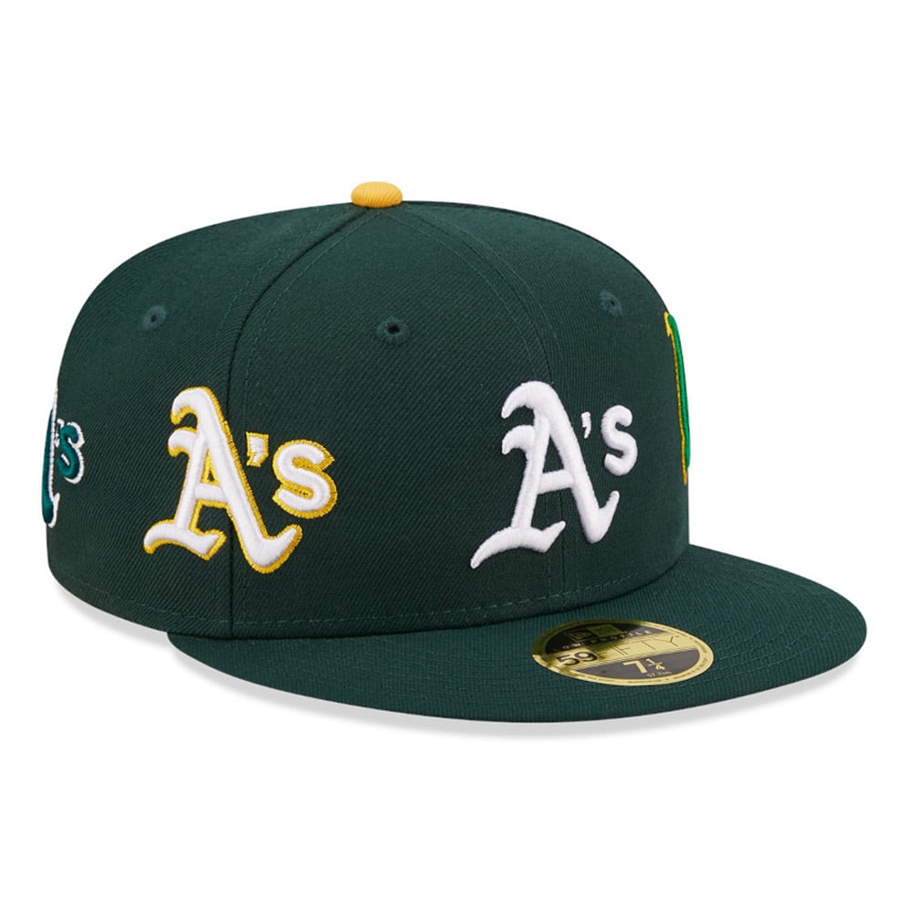 Oakland Athletics Logo Dark Green 59FIFTY Low Profile Fitted Cap