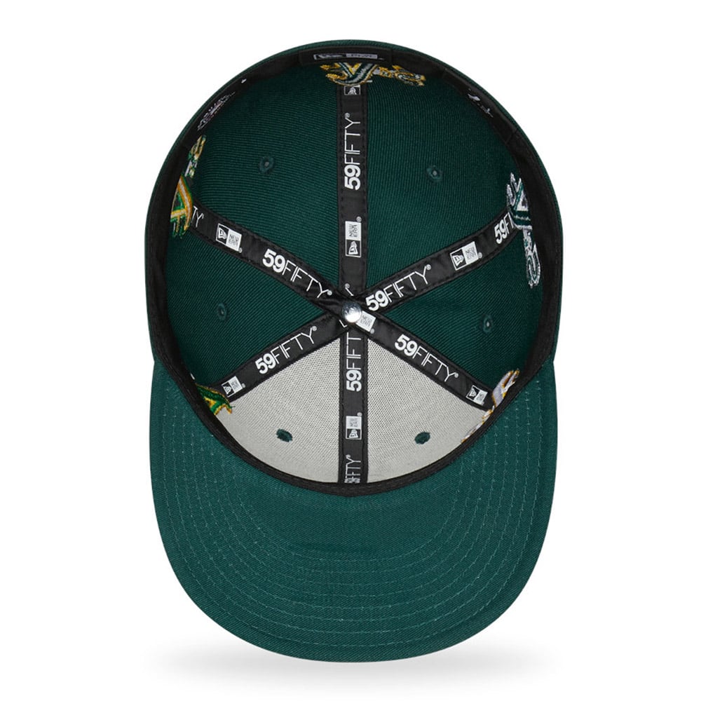 Oakland Athletics Logo Dark Green 59FIFTY Low Profile Fitted Cap