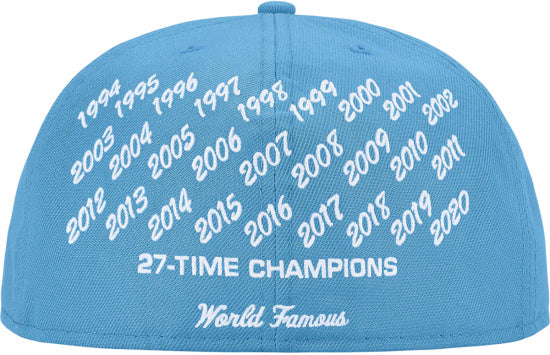 Supreme x New Era Light Blue Champions 59FIFTY SS21