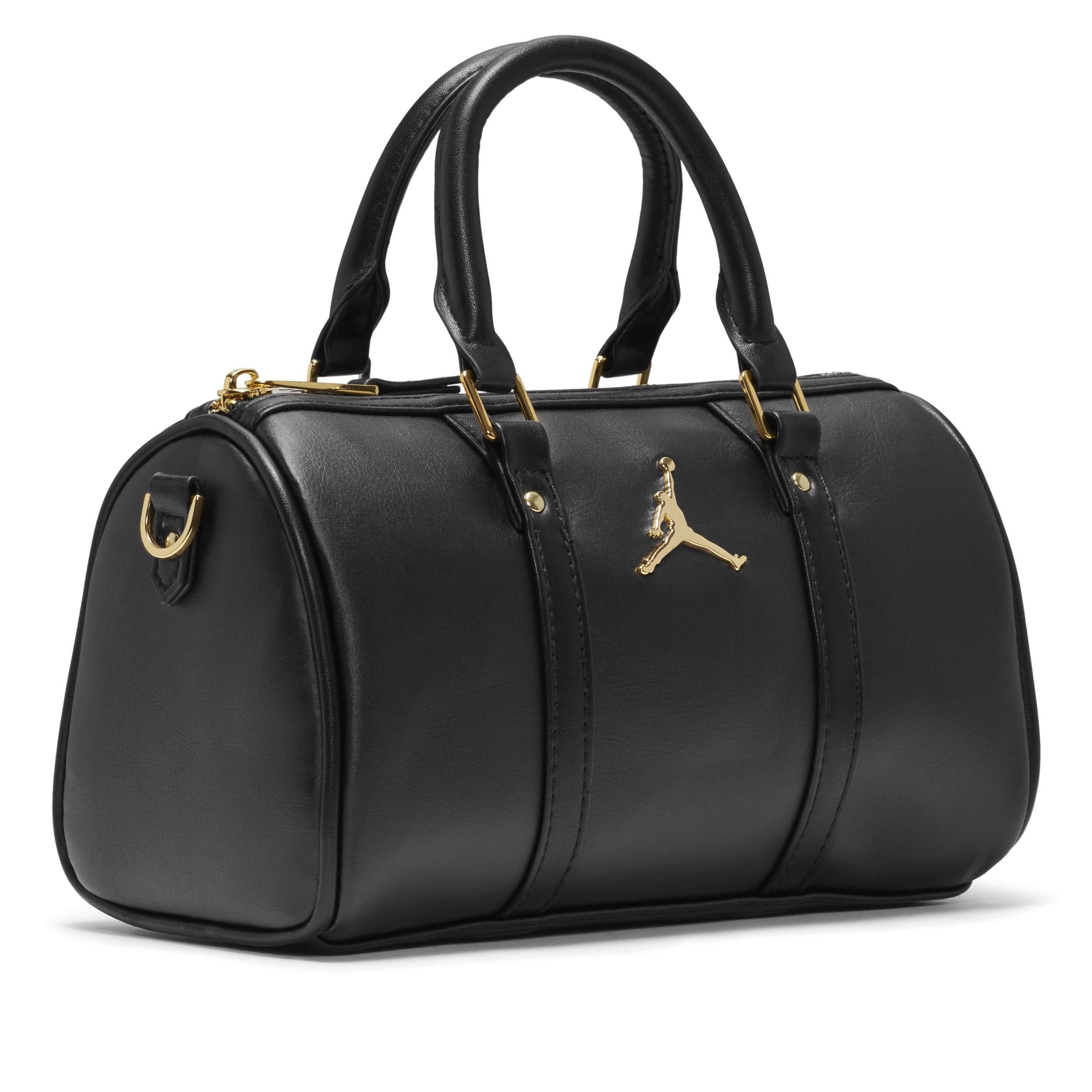 Leather jordan duffle hot sale bag