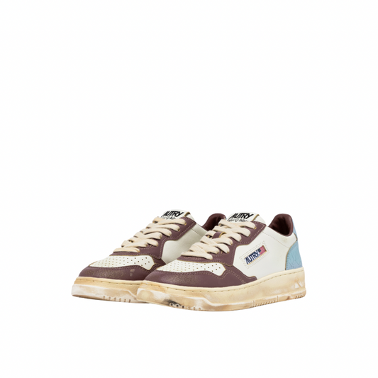 SUPER VINTAGE IN WHITE BLUE & TAUPE