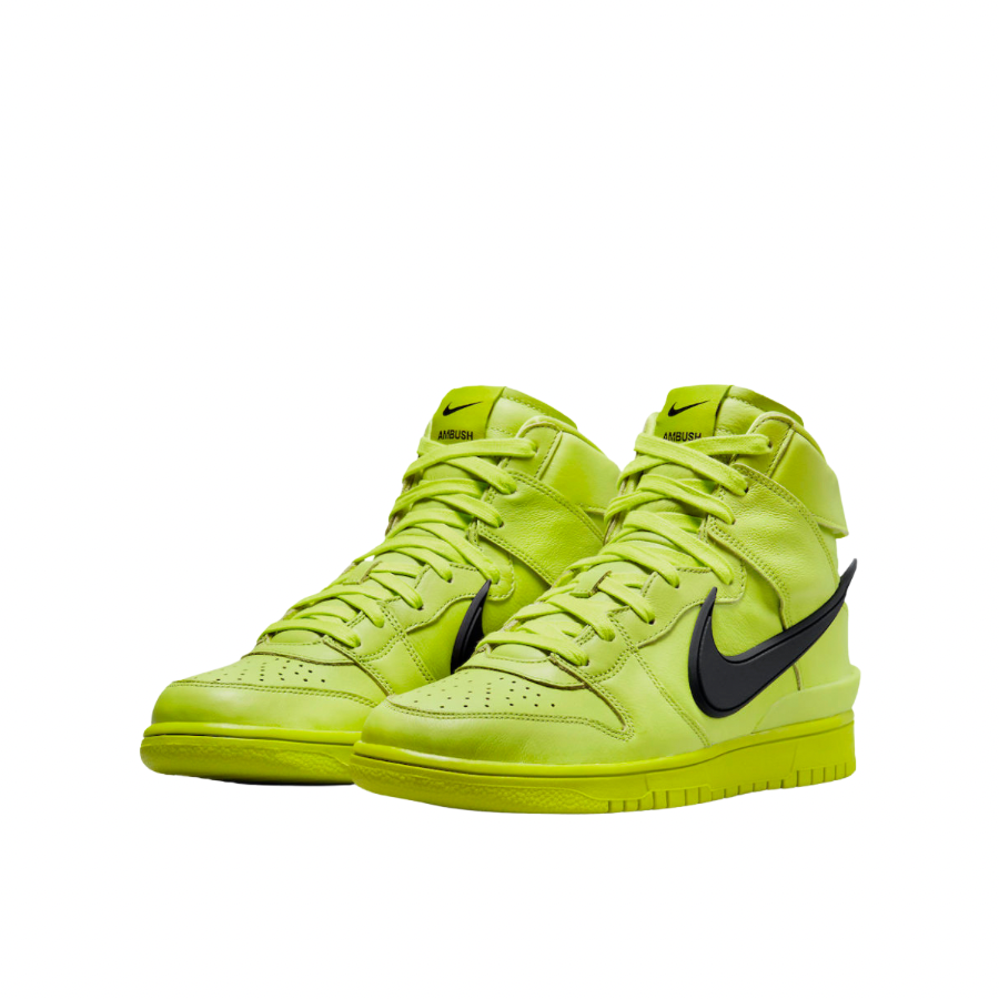 Nike Dunk High AMBUSH - Lime - Butterfly Sneakers