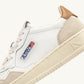 MEDALIST LOW MANLS02 - LEAT/SUEDE WHT/BRNSUG