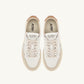 MEDALIST LOW MANLS02 - LEAT/SUEDE WHT/BRNSUG