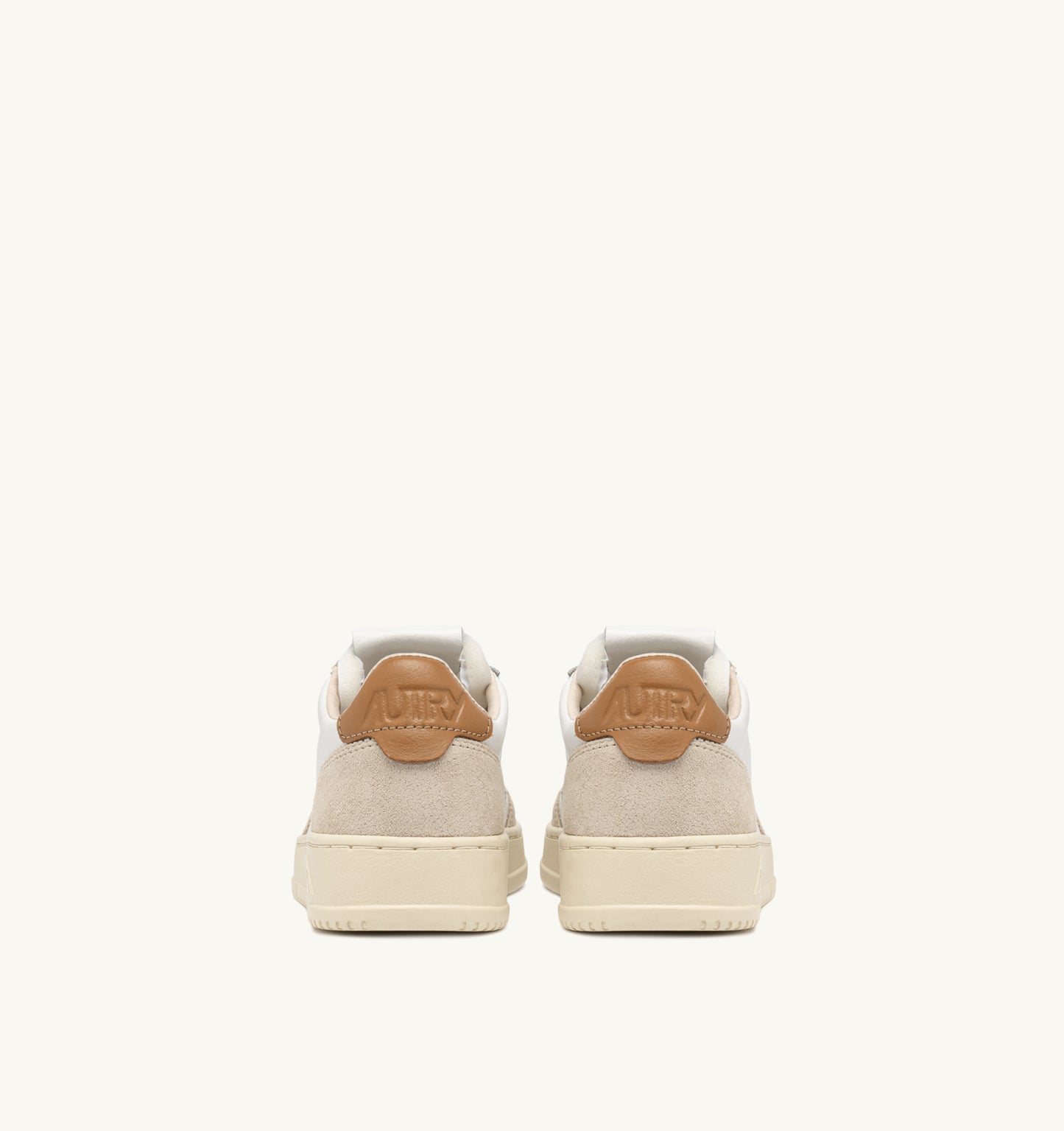 MEDALIST LOW MANLS02 - LEAT/SUEDE WHT/BRNSUG