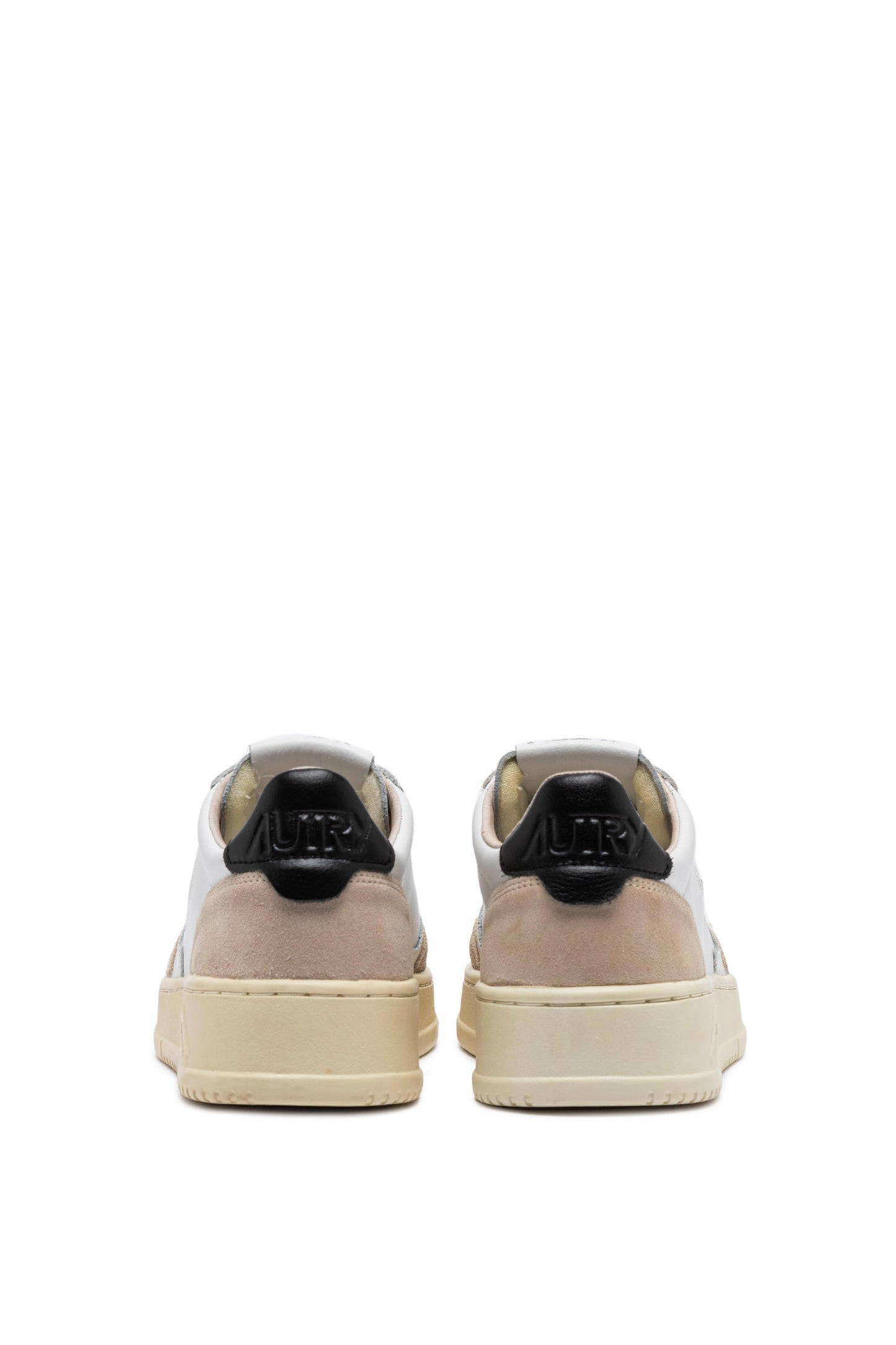 MEDALIST LOW MANLS21 - LEAT/SUEDE WHT/BLK
