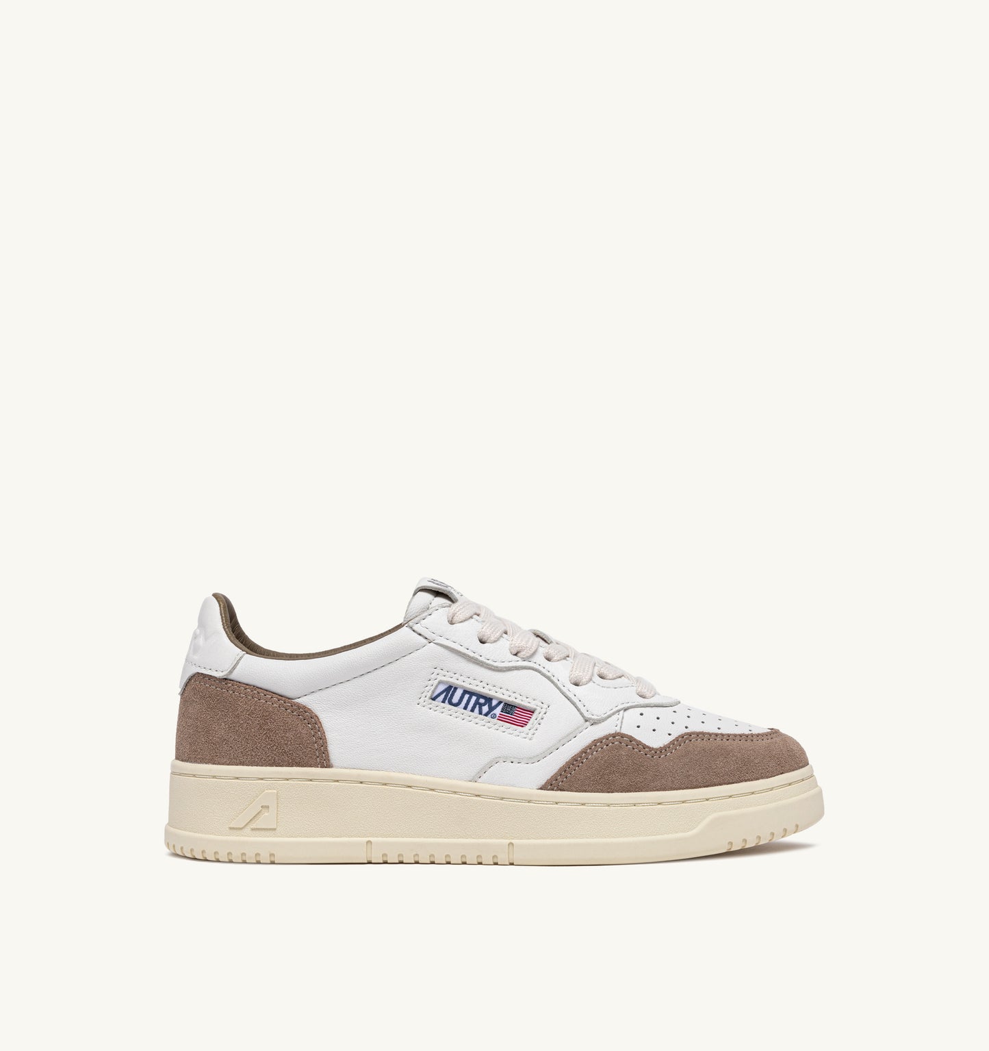 MEDALIST LOW MANGS43 - GOAT/SUEDE WHT/TOBACCO