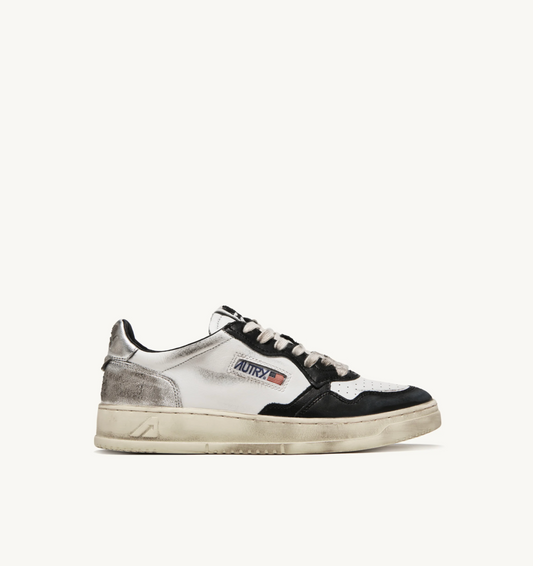 SUP VINT LOW MANSV11 - LEAT/LEAT WHT/BLK/SIL