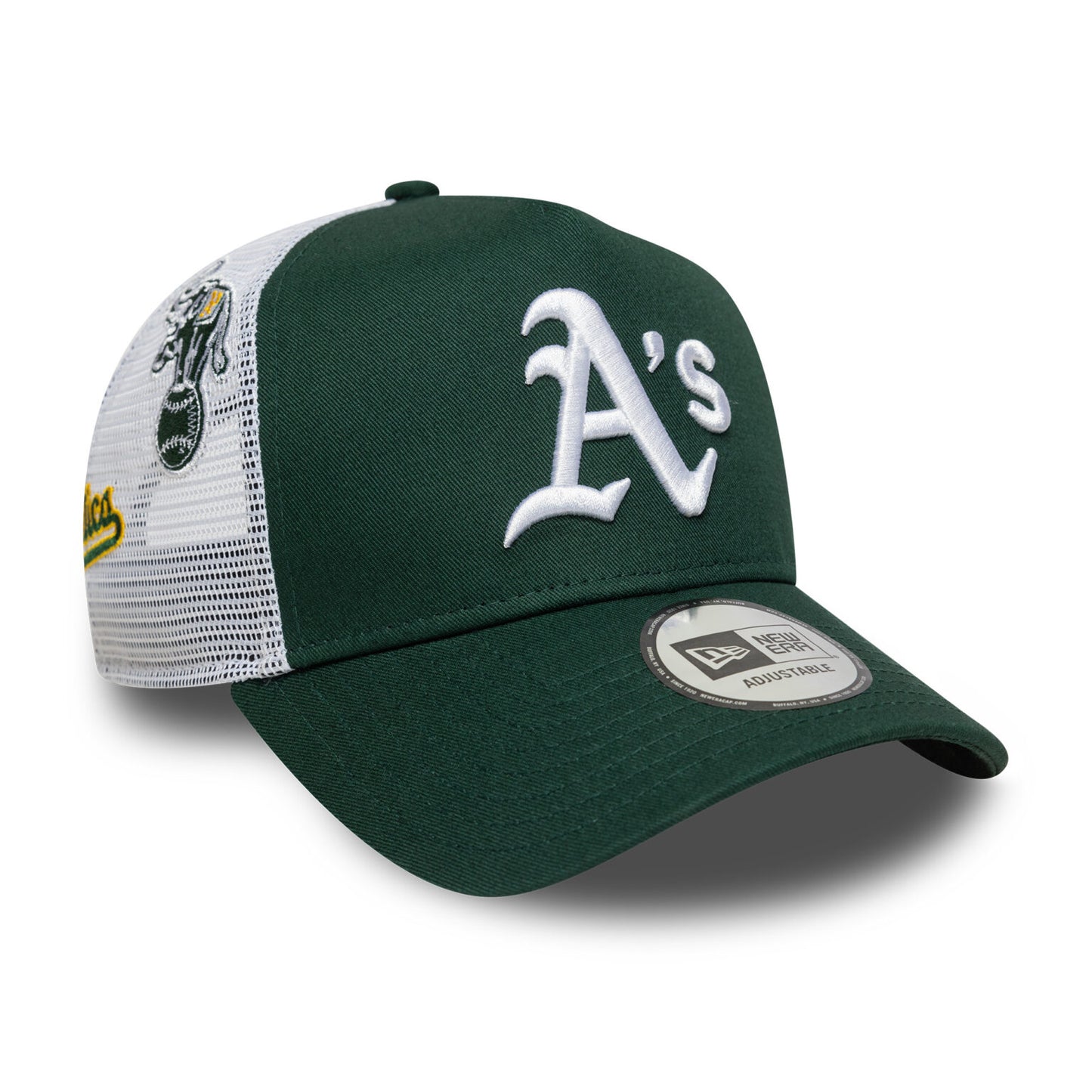 כובע רשת TRUCKER עם לוגו OAKLAND ATHLETICS