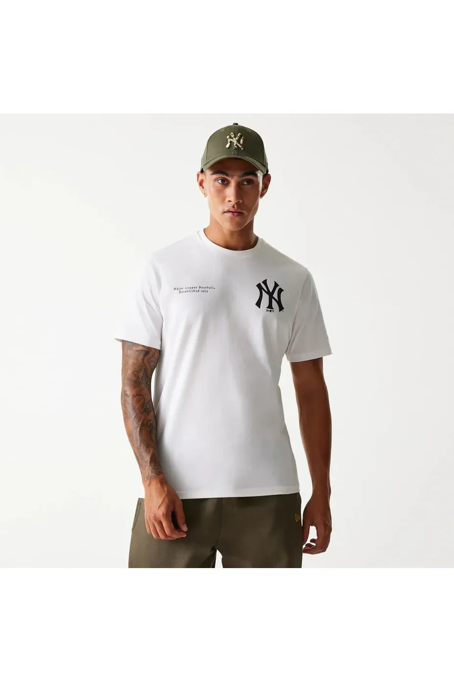 New York Yankees MLB Arch חולצת טי שרט שרוול קצר - Butterfly Sneakers