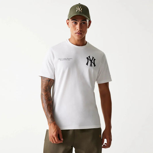 New York Yankees MLB Arch חולצת טי שרט שרוול קצר