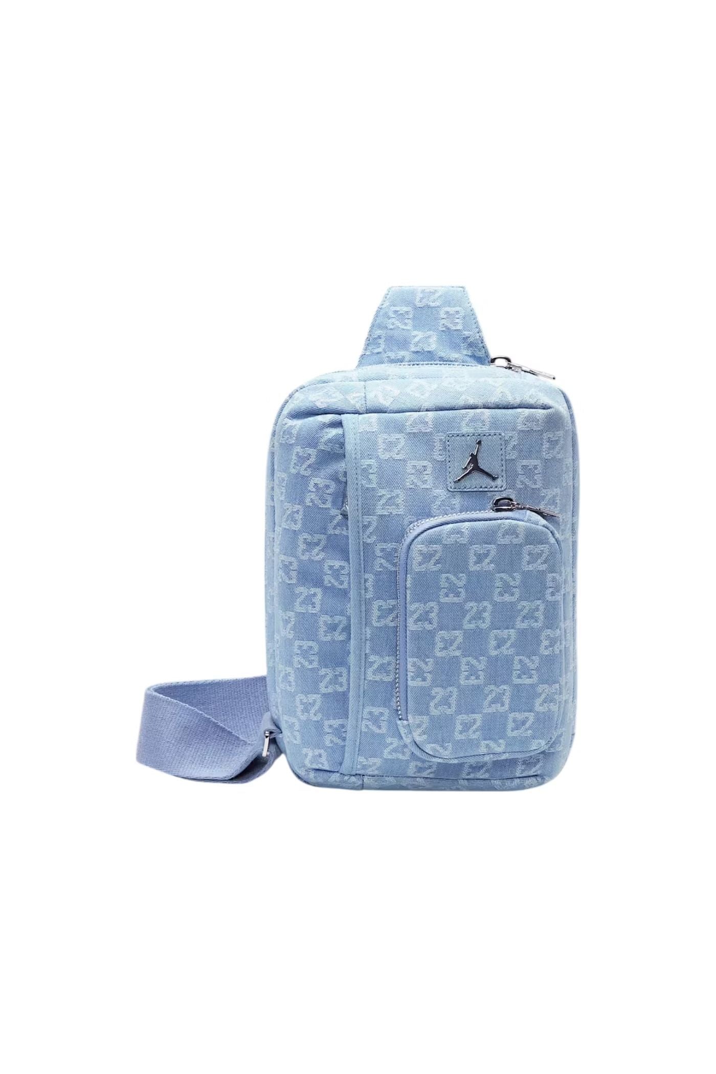 JORDAN MONOGRAM SLING BAG BLUE - Butterfly Sneakers