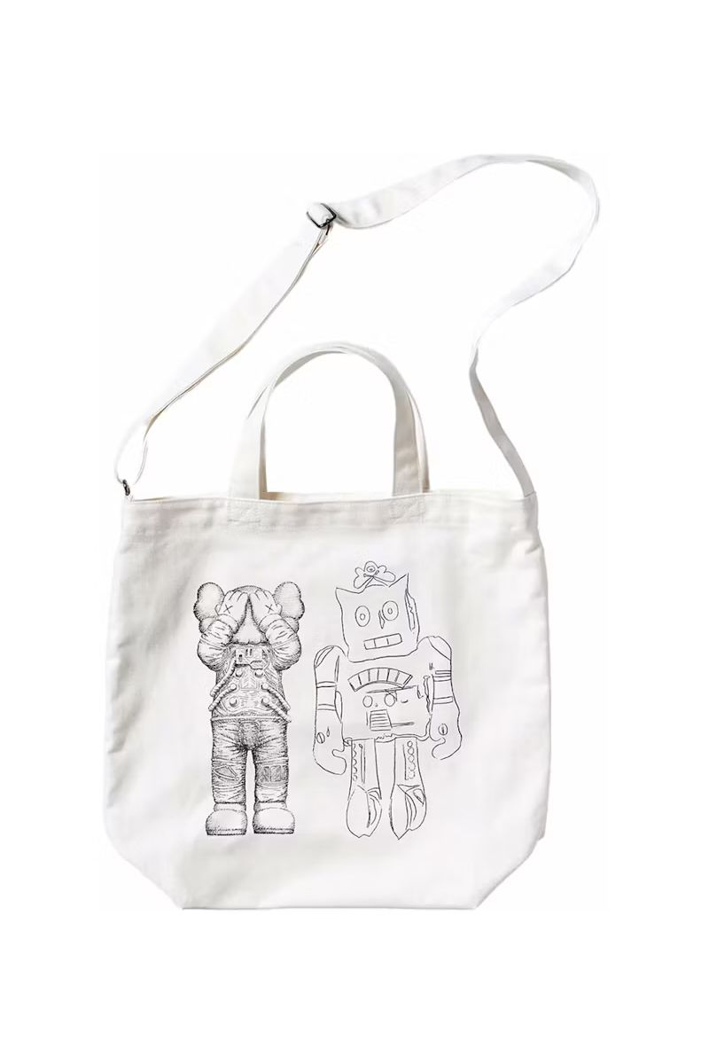 TOTE BAG WHITE KAWS - Butterfly Sneakers