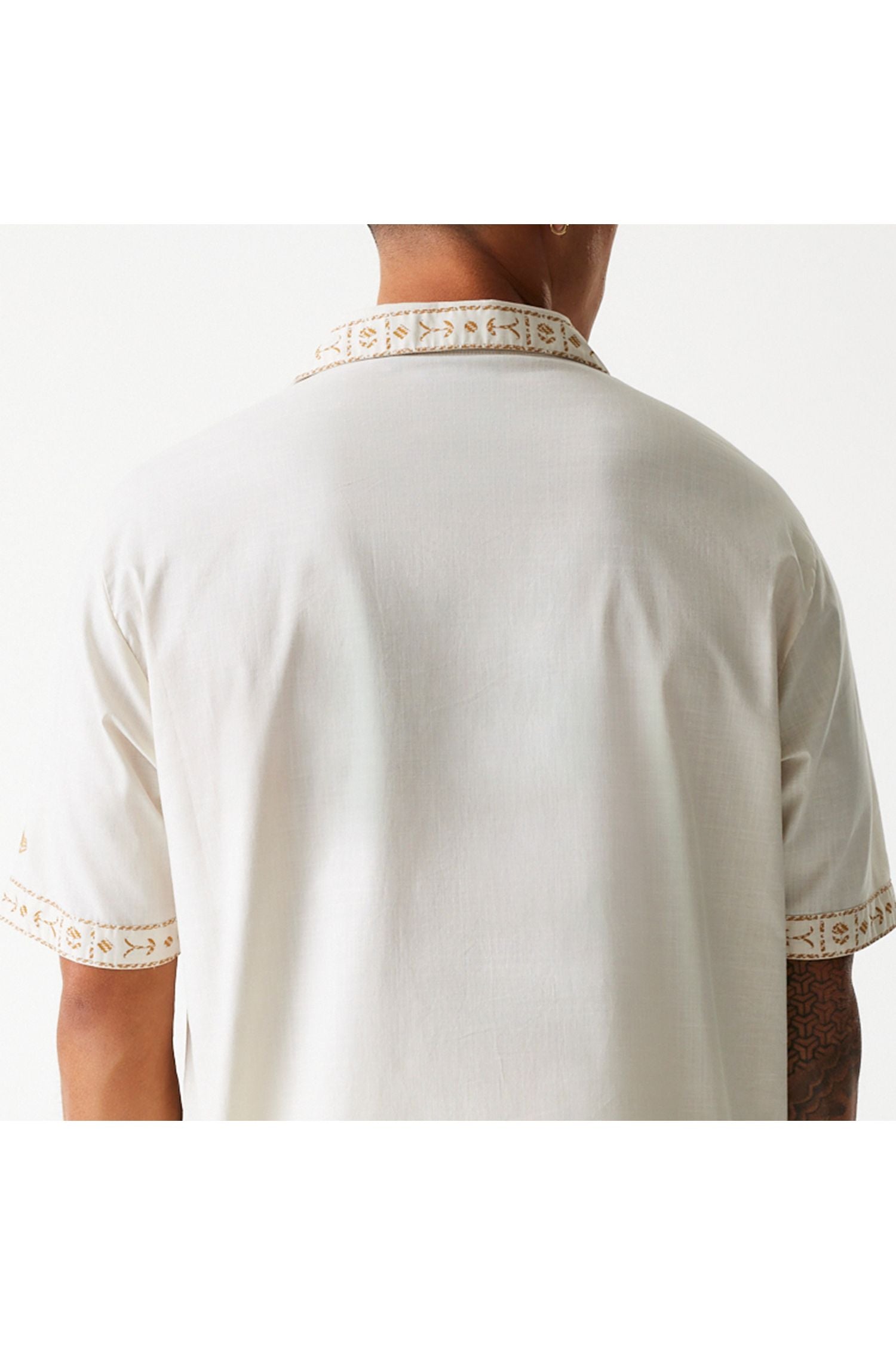 New York Yankees MLB Taping חולצה מכופתרת שרוול קצר - Butterfly Sneakers