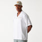 New York Yankees MLB Graphic White Revere חולצת טי שרט מכופתרת