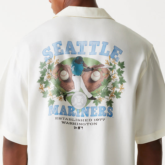 Seattle Mariners MLB Graphic חולצת טי שרט מכופתרת
