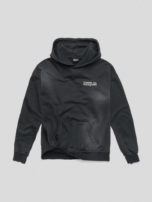 COMME DES FUCKDOWN HOODIE BLACK 1740