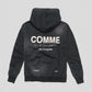 COMME DES FUCKDOWN HOODIE BLACK 1740