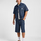 SS WORKWEAR חולצת גינס מכופתרת שרוול קצר