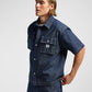 SS WORKWEAR חולצת גינס מכופתרת שרוול קצר