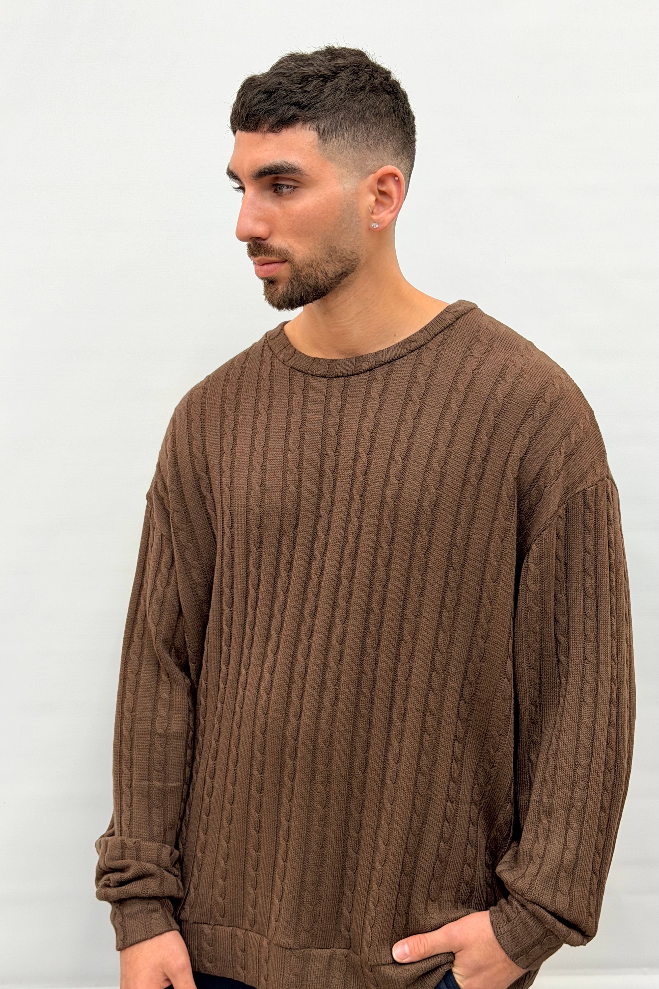 Butterfly Boy Signature Cable Knit סריג - Butterfly Sneakers