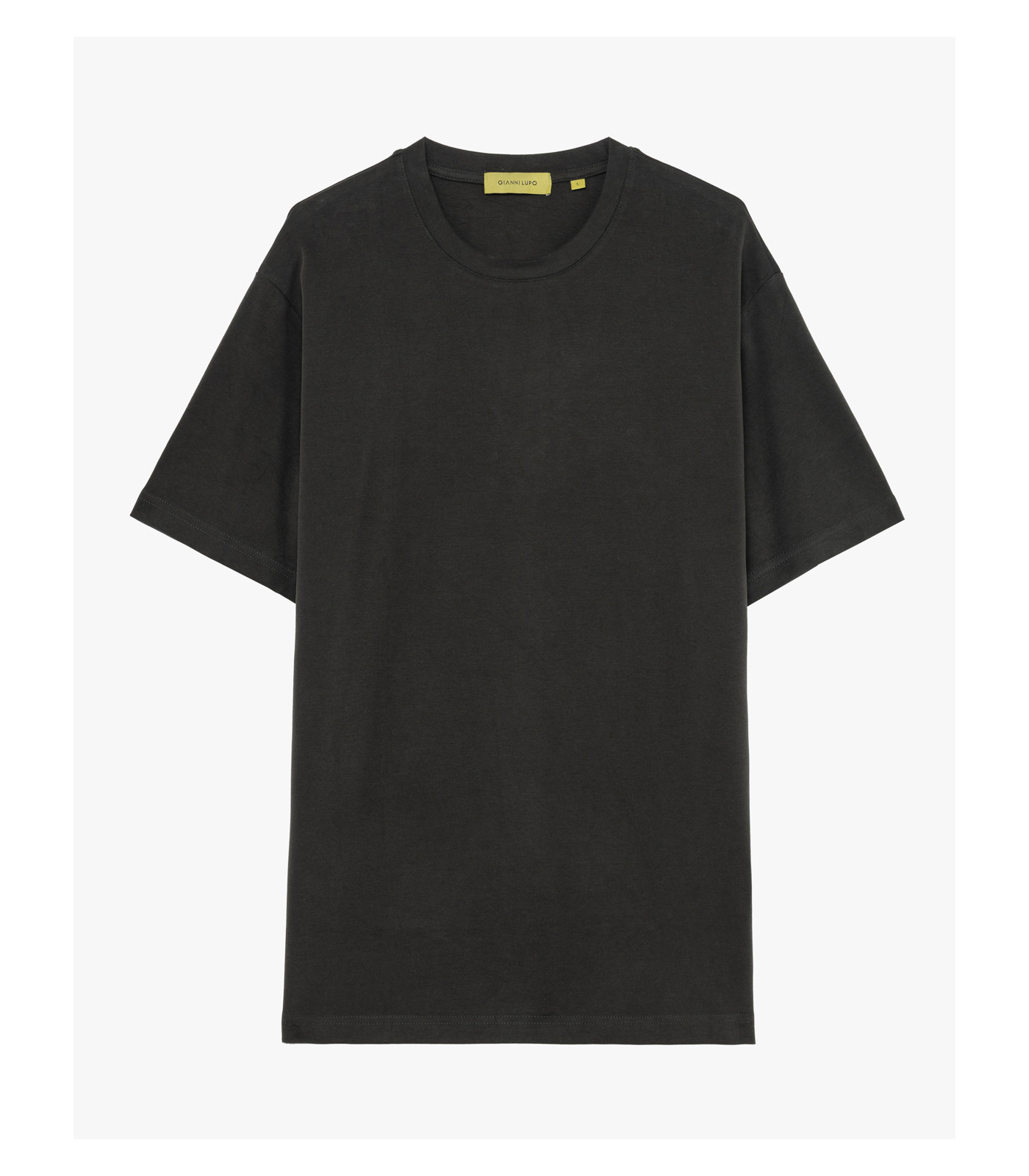 GIANNI LUPO חולצה טי שרט שחורה
