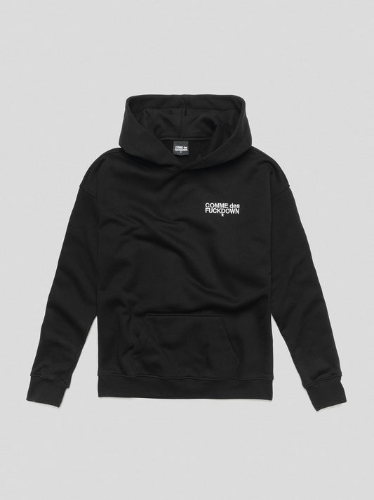 COMME DES FUCKDOWN HOODIE BLACK 1725