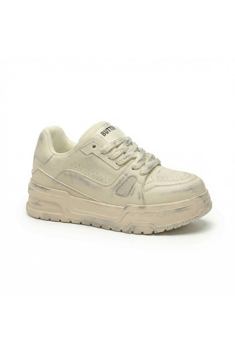 Butterfly פלטפורמה לבן - Butterfly Sneakers