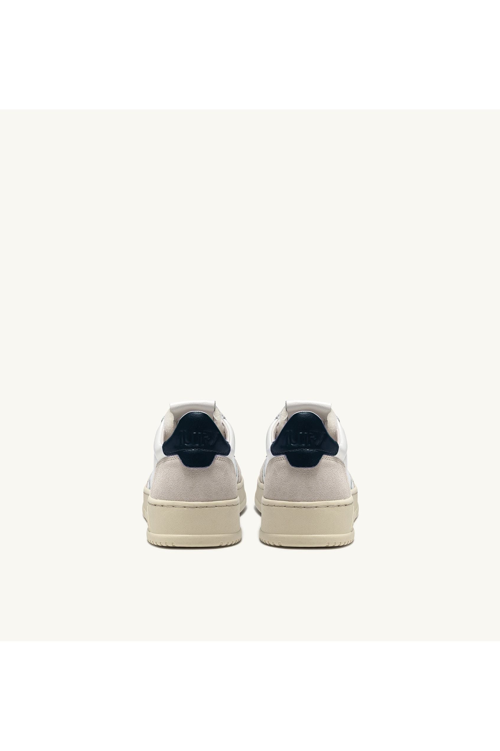 MEDALIST LOW MAN LS28 LEATHER/SUEDE WHITE/BLUE - Butterfly Sneakers