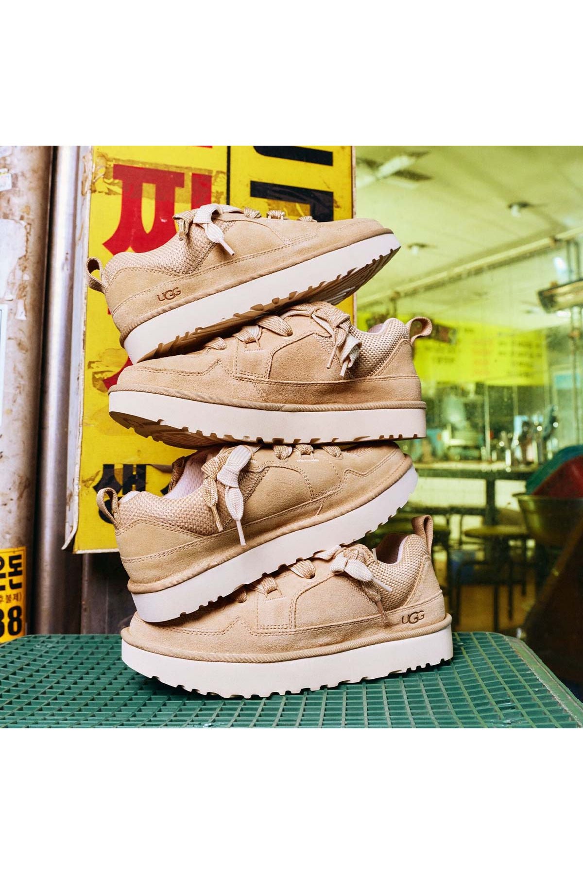 סניקרס לואמל בז UGG - Butterfly Sneakers