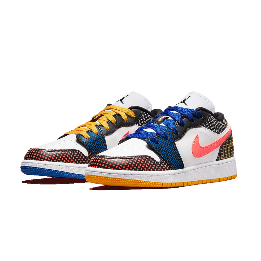 Jordan 1 low 'Multi color' - Butterfly Sneakers