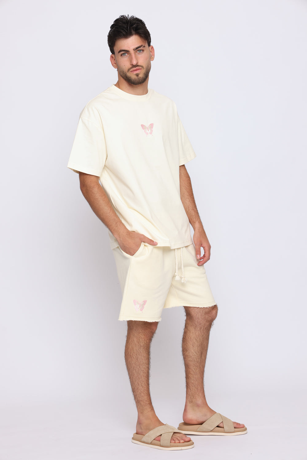 THE SIX - 3/6 - Shallowtail SHORTS מכנסיים קצרים - Butterfly Sneakers