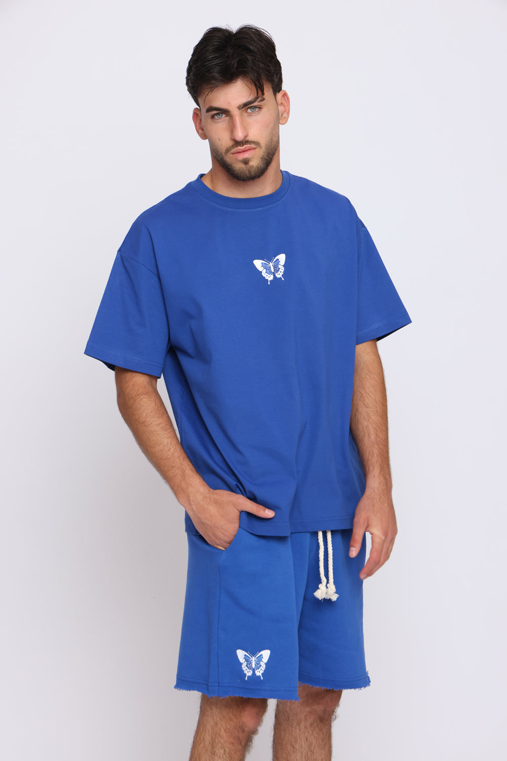 THE SIX 5/6  Blue Morph T-shirt חולצת טי שרט - Butterfly Sneakers