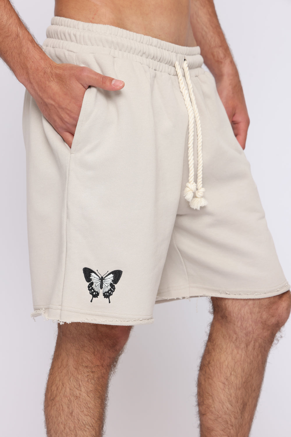 THE SIX - 2/6 - Zebra butterfly SHORTS מכנסיים קצרים - Butterfly Sneakers