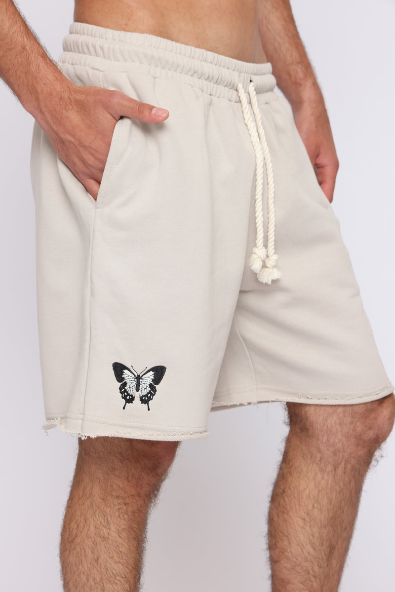 THE SIX - 2/6 - Zebra butterfly SHORTS מכנסיים קצרים - Butterfly Sneakers