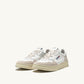 MEDALIST LOW SNEAKERS IN WHITE LEATHER AND BEIGE SUEDE
