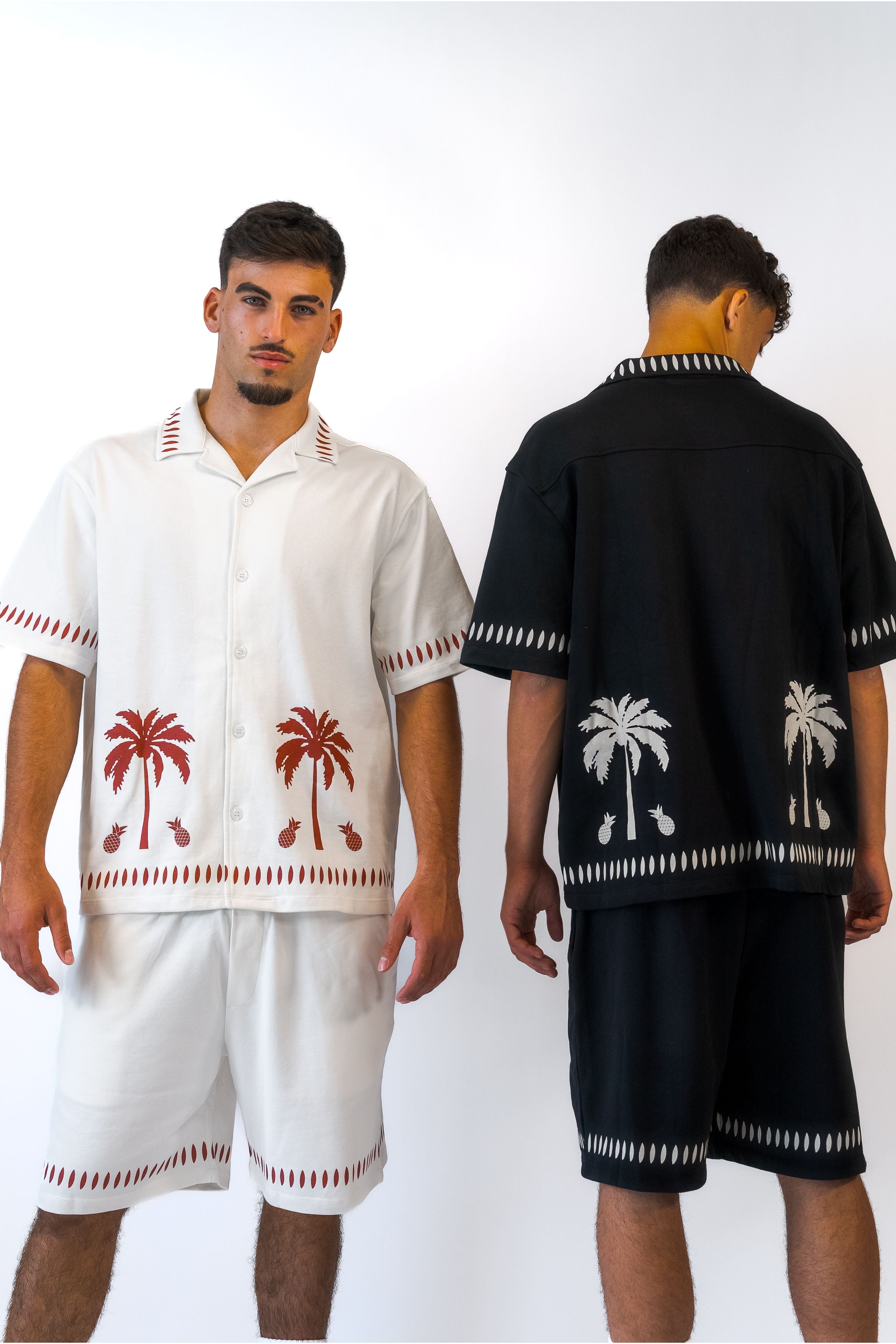 מכנס קצר חליפה הוואי לבן - Butterfly Sneakers