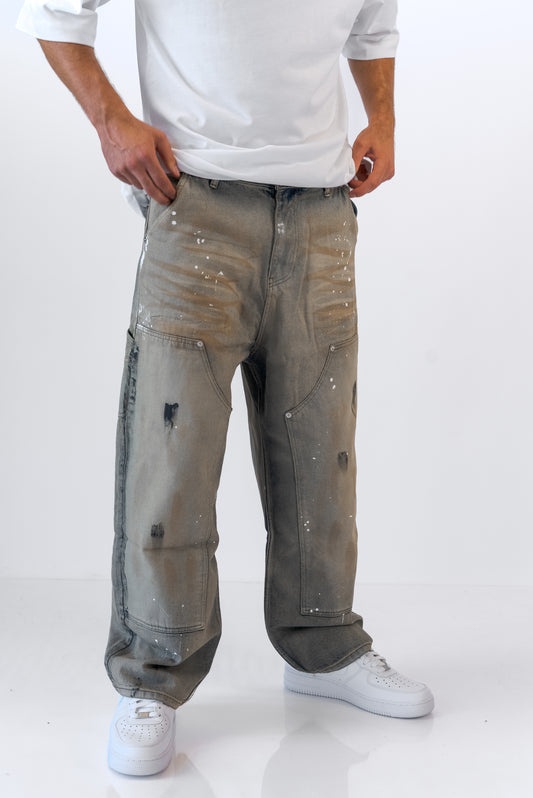 גינס בגזרת  Baggy כחול ווש