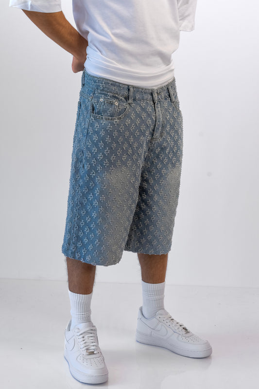 מכנסי ג'ינס ברמודה BAGGY